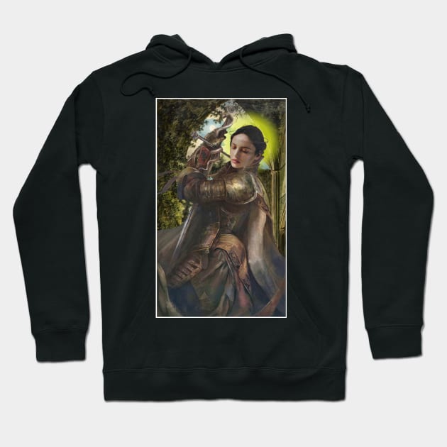 Holy Knight in Jerusalem Garden Hoodie by Clifficus